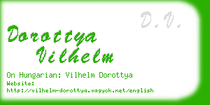 dorottya vilhelm business card